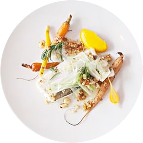 Plat gastronomique du restaurant Septime